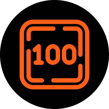 Yüzde 10 indirim vektör ikonu. Bu düz yuvarlak sembol turuncu ve siyah renklerdir ve beyaz bir arkaplanda izole edilmiştir..