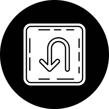 Okun yönünü belirleme simgesi - taslak biçimi