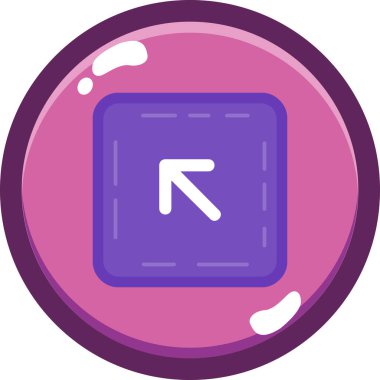 ok navigasyon haritası simgesi