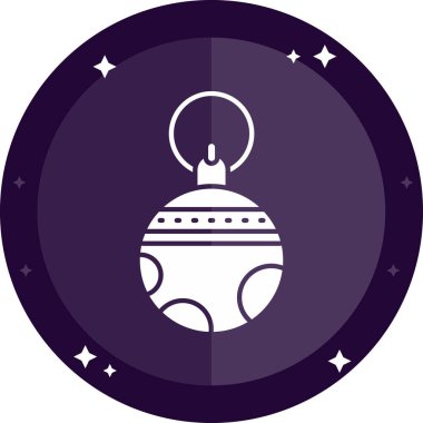 Yılbaşı balosu simgesinin vektör illüstrasyonu