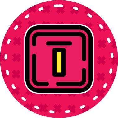 Casino çip vektör simgesi