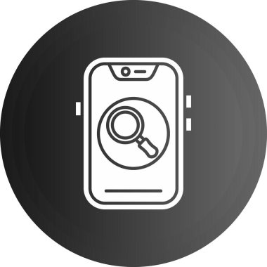 Modern simgenin vektör illüstrasyonu