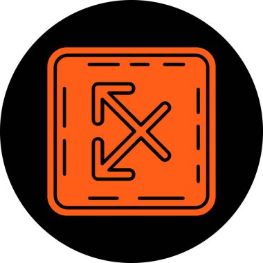 ok simgesi vektör illüstrasyonu