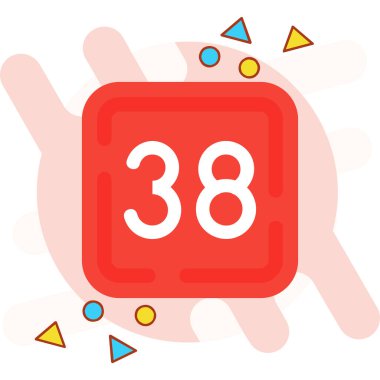 Takvim simgesi beyaz arkaplanda izole edildi. Web sitenizin tasarımı, logosu, uygulaması için takvim sembolü. Vektör illüstrasyonu 10.