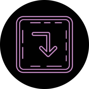 ok simgesinin vektör illüstrasyonu