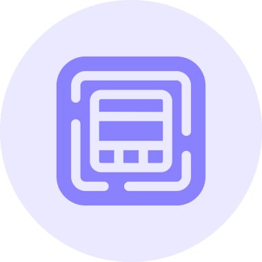 Kitap. Web simgesi basit illüstrasyon