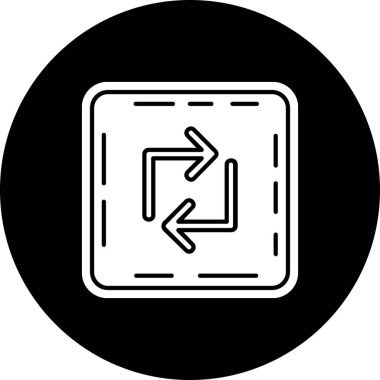 vektör illüstrasyonu, ok simgesi