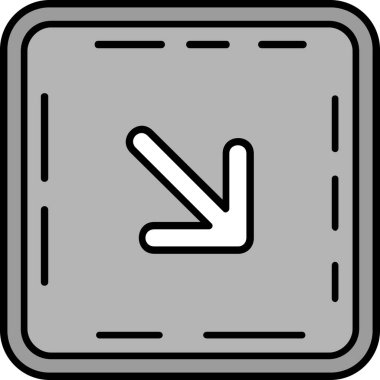 ok simgesinin vektör illüstrasyonu