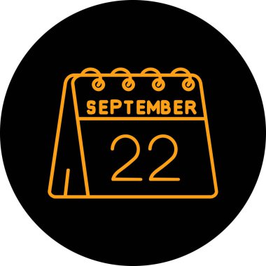 Takvim simgesinin vektör illüstrasyonu