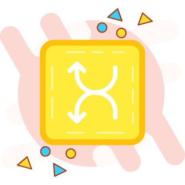 Ok simgesi tasarım vektörü