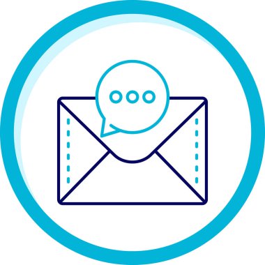 Posta simgesinin vektör illüstrasyonu