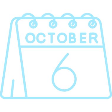 Beyaz arkaplanda izole edilmiş ana hat biçiminde takvim Eylül simgesi.