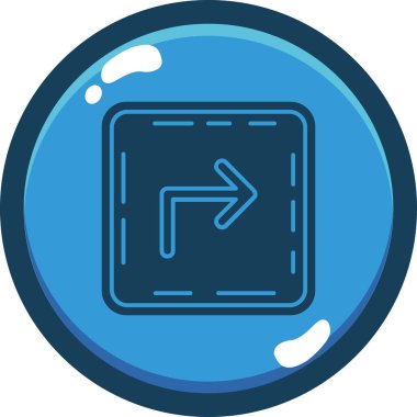 İş Grafiği Simgesi Moda Biçiminde İzole Arkaplan