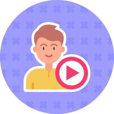 Video oynatıcı. Web simgesi