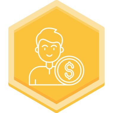 iş simgesi vektör illüstrasyonu