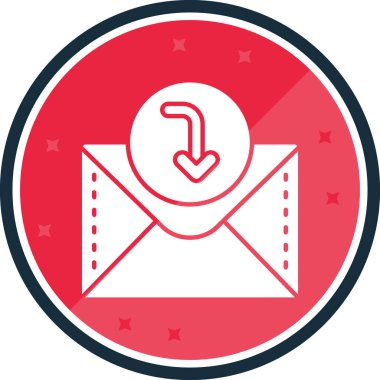 Posta simgesinin vektör illüstrasyonu