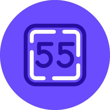 55 hız vektör simgesi modern tasarım vektörü çizimi