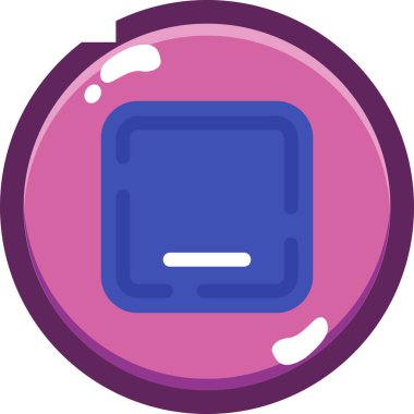 İç bakalım. Web simgesi basit illüstrasyon