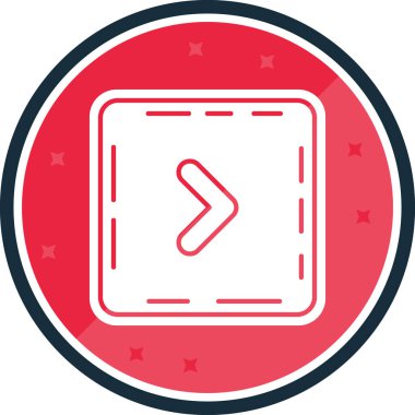 Modern bir simgenin vektör illüstrasyonu