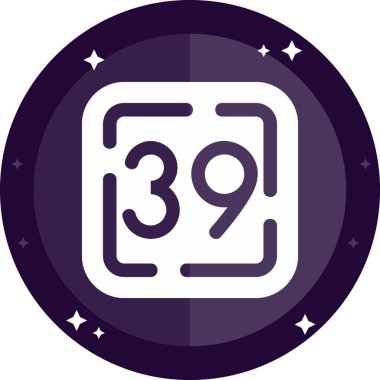 Tek bir simgenin vektör illüstrasyonu