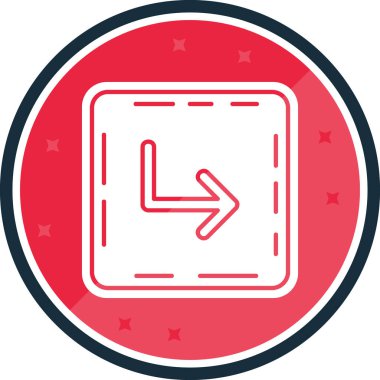 Moda tasarımı izole edilmiş arkaplanda sol yön ok simgesi