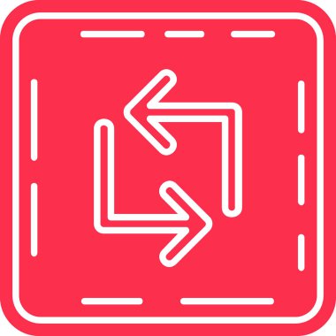 ok simgesinin vektör illüstrasyonu