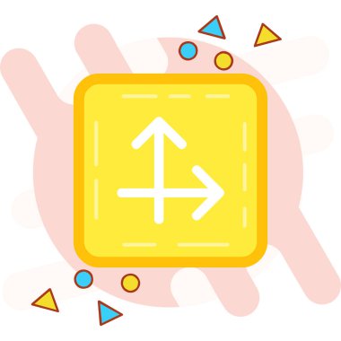 Ok simgesi tasarım vektörü