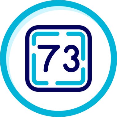 7 günlük ikon vektör illüstrasyonu