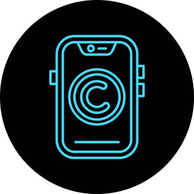 Vektör telefon simgesi illüstrasyonu