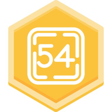 45. yıldönümü simgesi, vektör illüstrasyonu