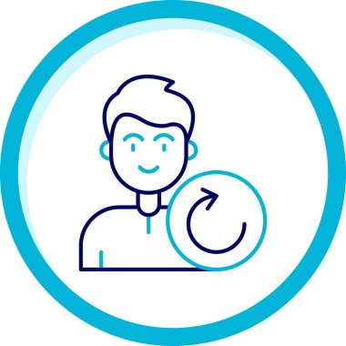 dairesel okları olan avatar erkek