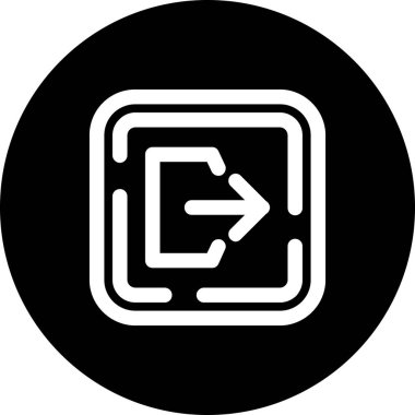 ok simgesi vektör illüstrasyonu