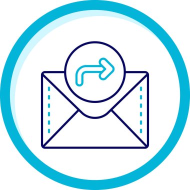 Mektup. Web simgesi basit illüstrasyon