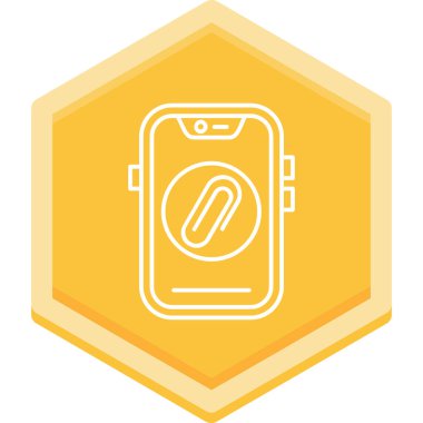 Akıllı telefonun vektör çizimi