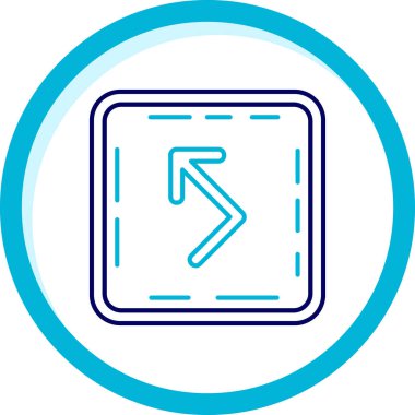 Ok. Web simgesi basit illüstrasyon