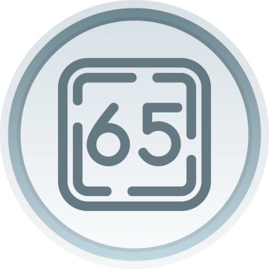 65 metre simge, çizgi film stili