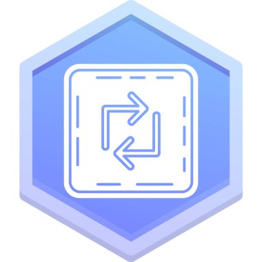 Bir simgenin modern vektör illüstrasyonuName