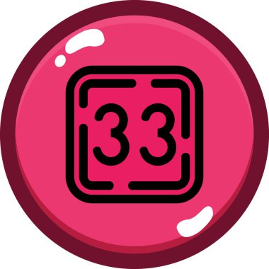 Kumarhane yonga simgesi, basit vektör illüstrasyonu