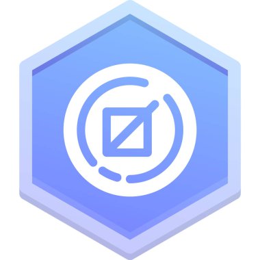 Rozet simge vektör çizim