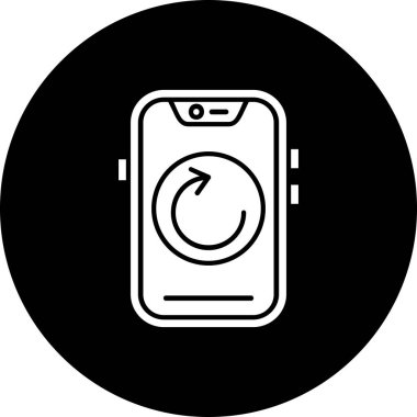 vektör illüstrasyonunda vektör telefon ico
