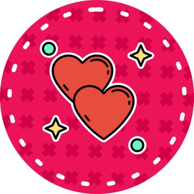 Oklu kalp. Basit resimleme