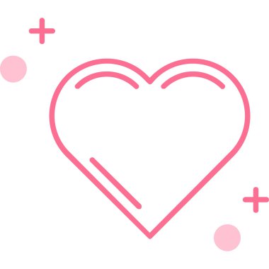 ok vektör illüstrasyonlu kalp