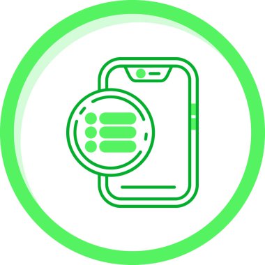 akıllı telefon simgesi, vektör çizim