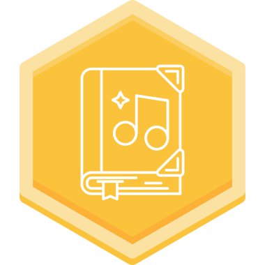 Müzik simgesinin vektör illüstrasyonu