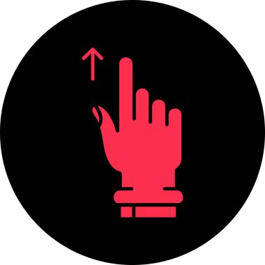 işaret işareti simgesi doldurulmuş ana hat biçiminde