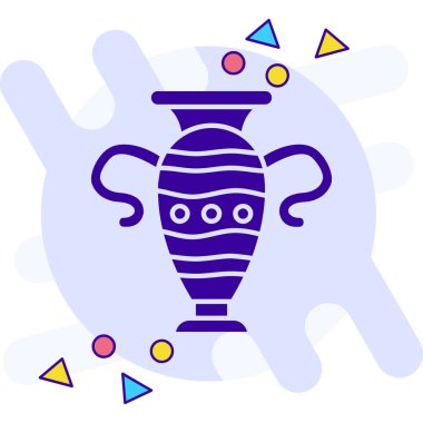 Çizgi film simgesinin vektör çizimi