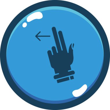 El simgesinin vektör illüstrasyonu