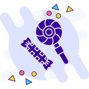 Yeni yıl ve Noel ağacının soyut arkaplanının vektör çizimi