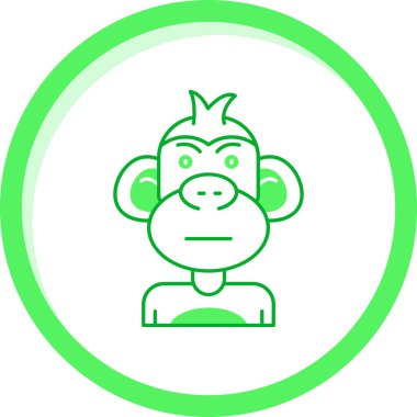 vektör maymun resimleme