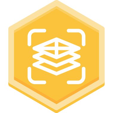 Bir simgenin vektör illüstrasyonu